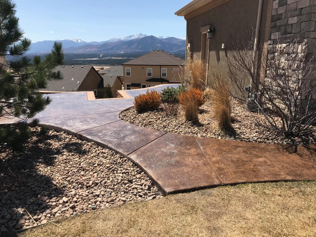 Finished concrete flatwork — CRJ Contractors, LLC